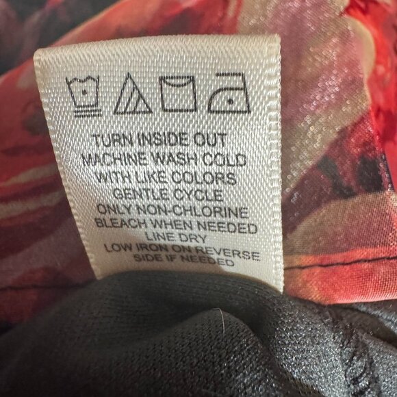 NWT - Thirty Thirty Peplum Floral Crop Top - Size Large - Picture 7 of 8